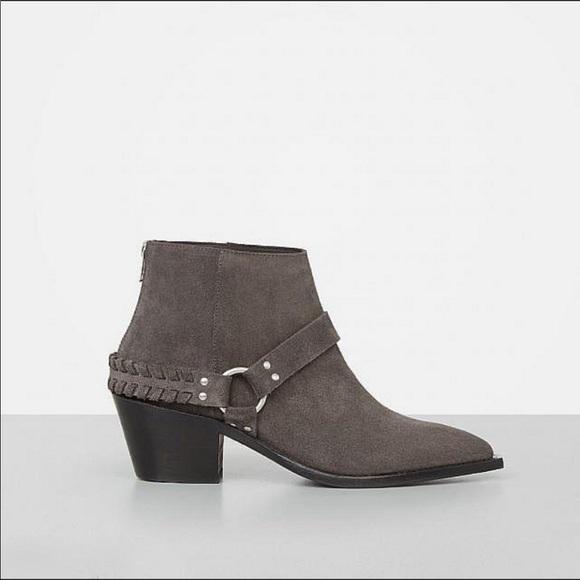 ALLSAINTS Suede Marley Boot Harness - Picture 3 of 10